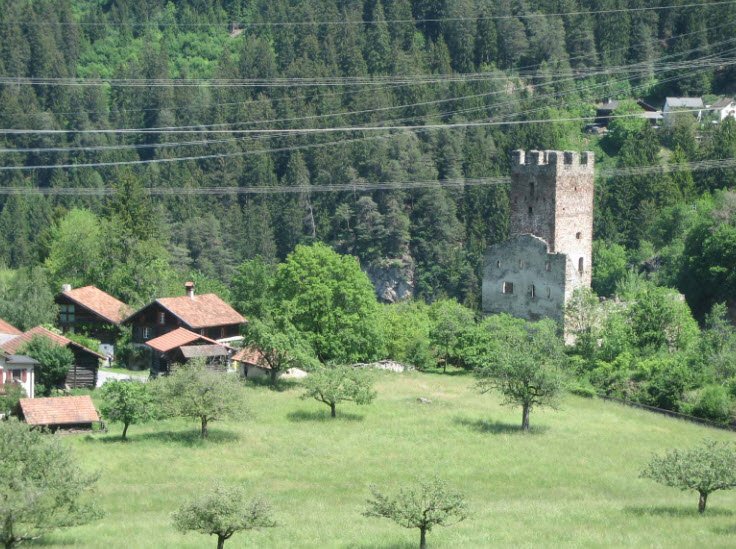 Burgruine Campell, Sils im Domleschg, Switzerland, Switzerland